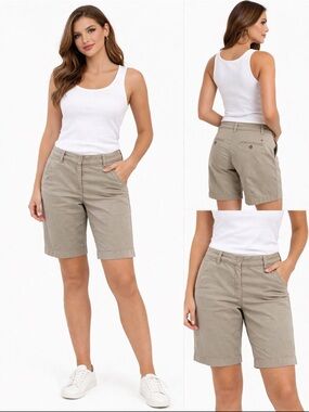 Tommy Hilfiger Khaki Bermuda Shorts, 6